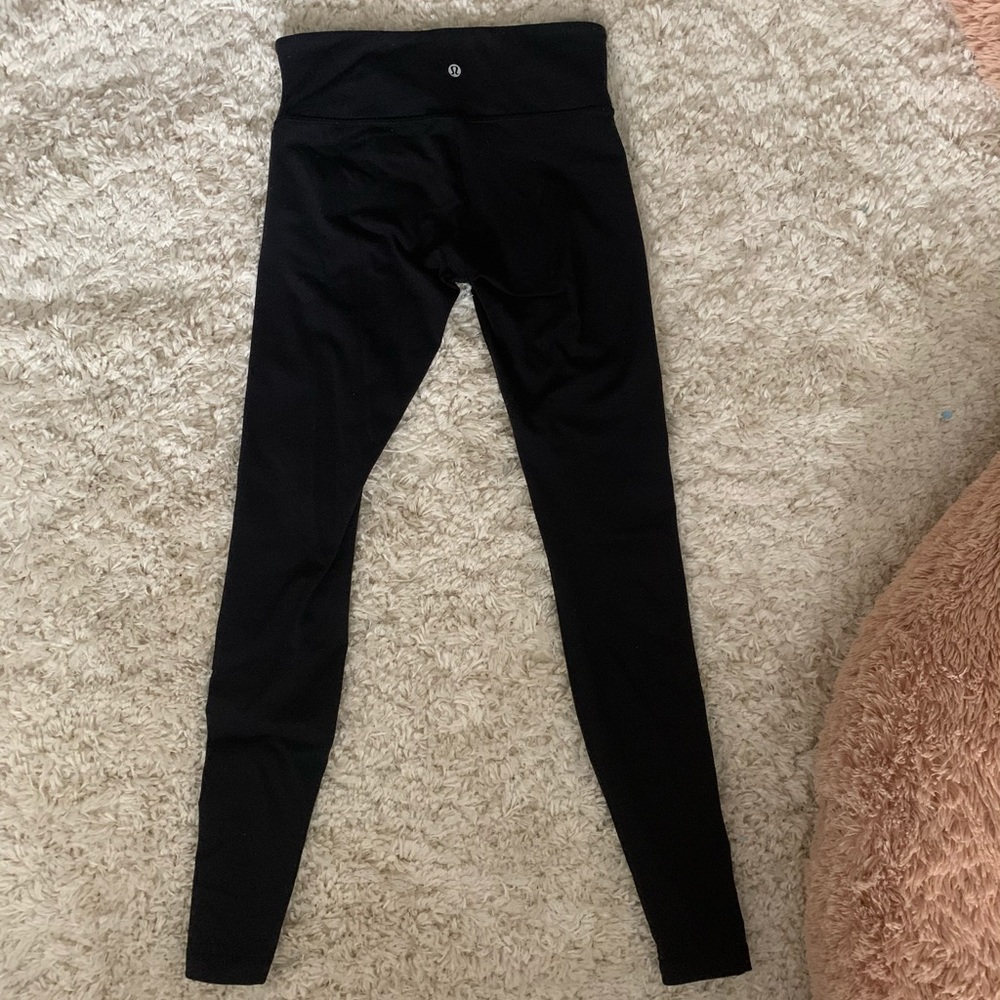 Lululemon LR 28” Wunder Unders Black Leggings